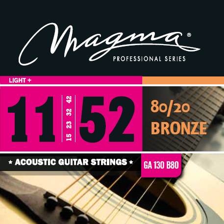 ACOUSTIC GUITAR - Bronze 80/20 - GA130B80 Light+