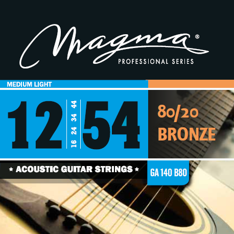 ACOUSTIC GUITAR - Bronze 80/20 - GA140B80 Medium Light