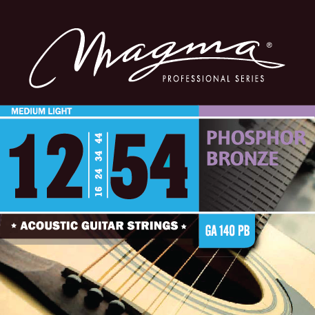 ACOUSTIC GUITAR - Phosphor bronze round wound - GA140PB Medium Light