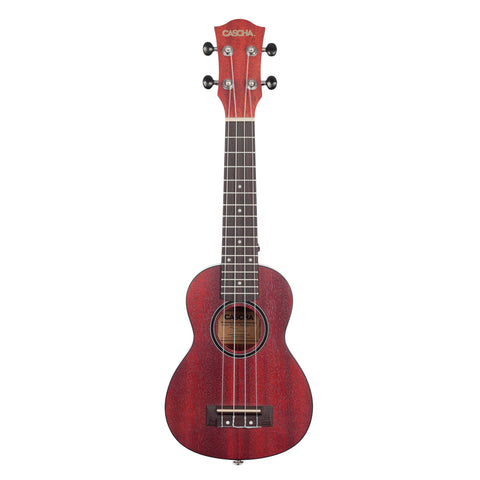 Soprano Ukulele Mahogany Red
