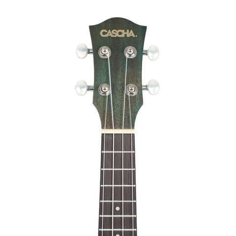 Soprano Ukulele Mahogany Aquamarine