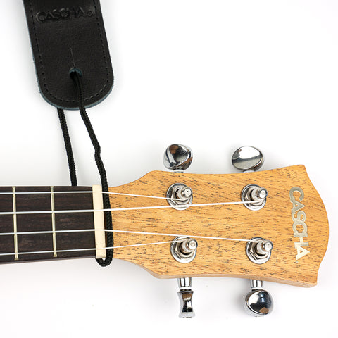 Ukulele Strap Poly-Cotton - Black