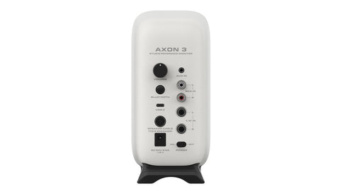 Pair of 3" white monitors + NUX AXON 3 bag