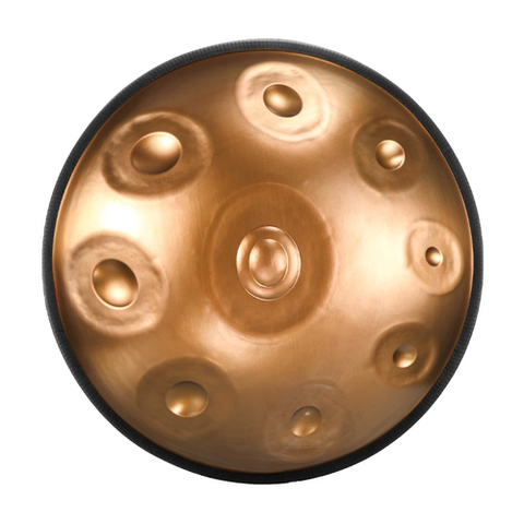 HLURU HB9-Copper STL Handpan Drum 9 notes 22" Copper D AMARA