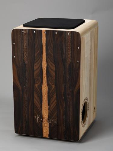 Cajon 50 cm including bag HLURU WT50EU-Z 50EU White Tiger Ziricote with bag