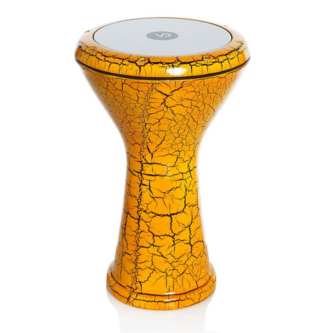 Turkish Darbuka Yellow with Black Stripes SULTAN VTN7008