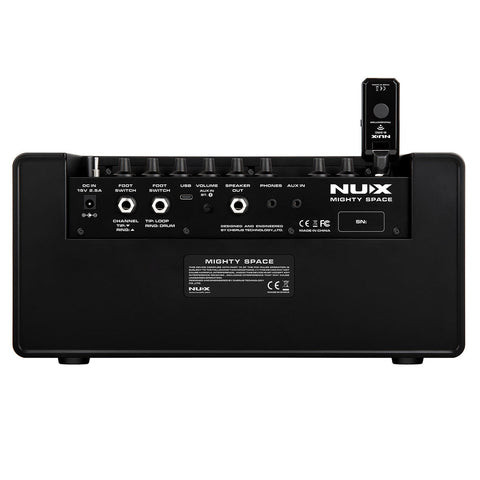 NUX Mighty Space Wireless Stereo Modeling Guitar/Bass AMP 30W Rechargeable Guitar Amplifier
