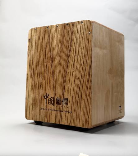 Cajon 36 cm HLURU VB36CN-ZW 36CN Vermilion Bird Zebra wood HY MUSIC