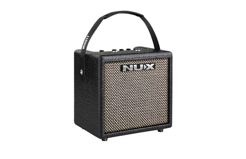 Guitar amplifier with effects and drums, runs on batteries, NUX Mighty 8BT MKII Bluetooth 8WATT